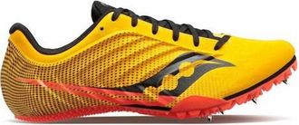Saucony Mens Spitfire 5 Spike Shoe In Vizigold/vizired
