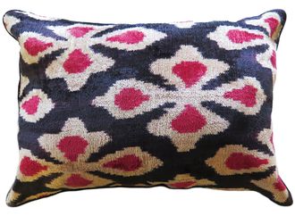 Les-Ottomans Silk Velvet Cushion