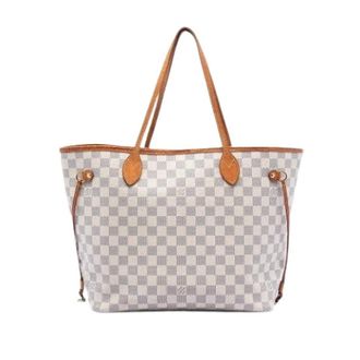 Louis Vuitton Pre-owned Tote Bags, female, White, Size: ONE SIZE Pre-owned Neverfull MM