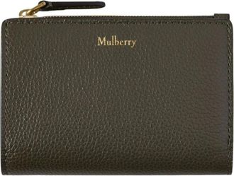 Mulberry Portafoglio Continental Bifold con Zip - - Accessories - Donna - Verde - ONE SIZE