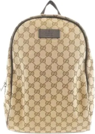 Gucci Zaino Pre-owned Vintage in tela - - Pre-owned - Donna - Beige - ONE SIZE