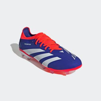 adidas Fussballschuh ADIDAS PERFORMANCE PREDATOR PRO FG, Damen, Gr. 41, weiss (cloud wei&szlig;, solar rot, lucid blau), Synthetik, Textil, Schuhe Fussballschuh, f
