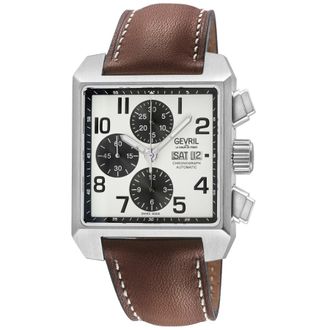 Gevril Group Herald Square White Dial Mens Watch 44703