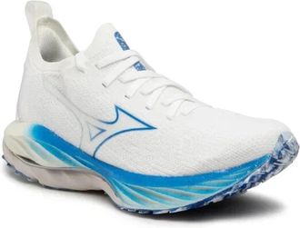 Mizuno Mizuno Wave Neo Wind J1GD227821 Sneakers Womens White Blue Running Shoes SHOP316