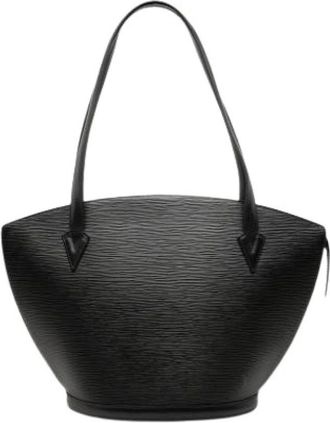 Louis Vuitton Pre-owned Shoulder Bags, female, Black, Size: ONE SIZE Pre-owned The Saint Jacques GM