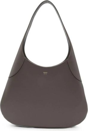 Khaite Joan Schoudertas - Dames - Schoudertassen - Grijs - ONE Size - Leer - Tassen