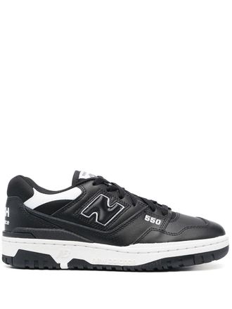 New Balance Sneakers met logopatch - Zwart