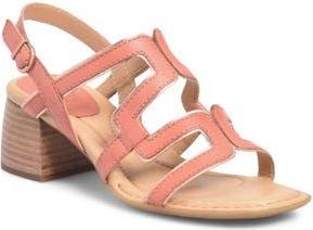 B&oslash;rn Sofia Slingback Sandal in Rust Combo at Nordstrom Rack, Size 11