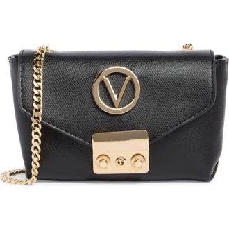 Mario Valentino Lola Bonbonniere Leather Crossbody Bag in Black at Nordstrom Rack