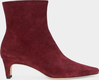 Staud Wally Suede Ankle Boots