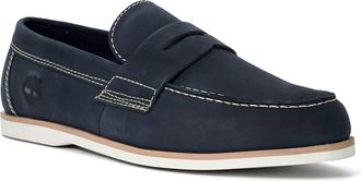 Dune London Timberland Mens Venetian Boat - Casual Shoes - Blue Nubuck - Size UK 7