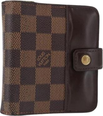 Louis Vuitton Pre-owned Wallets, female, Brown, Size: ONE SIZE Pre-owned Canvas Wallet