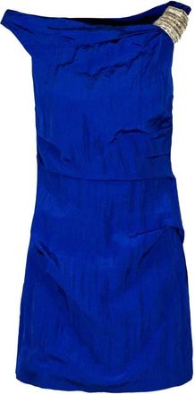 DAVID KOMA Mujer, Vestidos, Azul, Talla: S