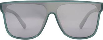 Body Glove Silver Shield Unisex Sunglasses 10266273.CGR GRNSIL