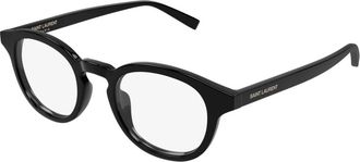 Saint Laurent Optisch Montuur - unisex - Brillen - Zwart - 47 MM - Accessoires