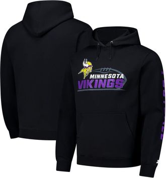 Starter Mens Starter Black Minnesota Vikings Vintage Pullover Hoodie at Nordstrom, Size Small