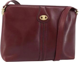Celine Pre-owned Cross Body Bags, female, Red, Size: ONE SIZE Pre-owned Vintage Shoulder Bag