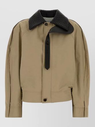 Bottega Veneta cotton single-breasted coat