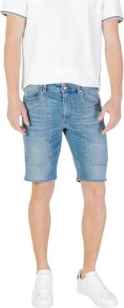 Jeckerson Lichtblauwe Katoenen Bermuda Shorts - Heren - Denim shorts - Blauw - W29 - Katoen - Korte Broeken