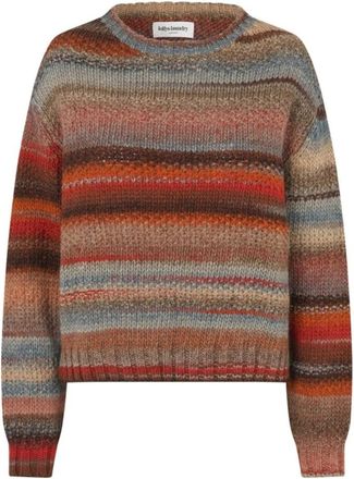 Lollys Laundry Fairhaven LL Jumper - Dames - Ronde hals truien - Bruin - L - Wol - Truien & Vesten