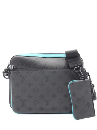 Louis Vuitton 2021-2025 Monogram Eclipse Trio Messenger crossbody bag - Grey