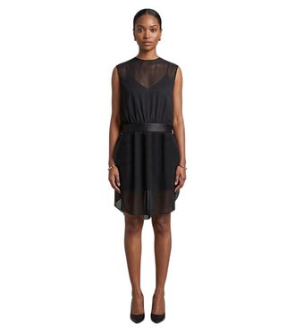 Fendi Black Round Neck Top