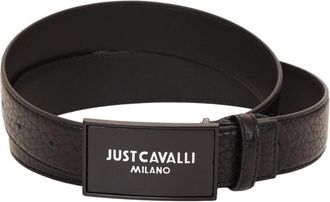 Roberto Cavalli Riemen - Heren - Riemen - Zwart - 100 CM - Accessoires