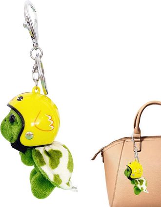 Generic Plush Turtle Keychain - Car Key Chain - Animal Keychain, Key Ring, Backpack Keychain, Key Charm, Key Holder, Handbag Pendant for Kids