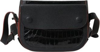 Balenciaga Elegante Exotische Lederen Cameratas - Dames - Schoudertassen - Zwart - ONE Size - Leer - Tassen