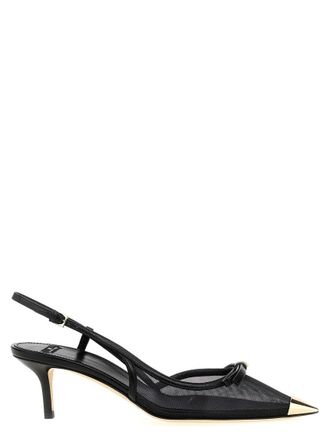 サンダル・ミュール ELISABETTA FRANCHI Sculpture heel sandals Elisabetta Franchi Sculpture Heel Sandals Black (Women's