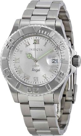 Invicta Angel Silver-tone Dial Stainless Steel Ladies Watch 14320