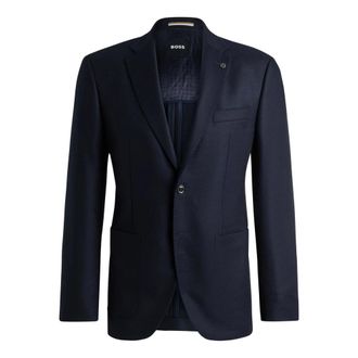 HUGO BOSS Hombre, Chaquetas, Azul, Talla: L