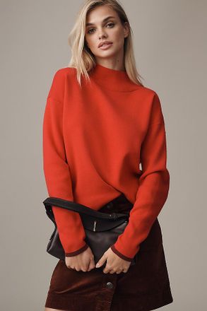 Maeve The Carys Mock-Neck Sweater by Maeve