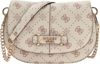 Guess Tassen, Dames, Wit, ONE Size, Carrie Schoudertas