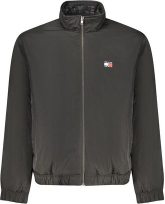 Tommy Hilfiger Black Polyester Mens Mens Jacket