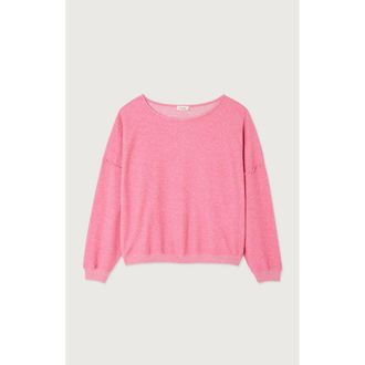 American Vintage Sweater met lange mouwen en ronde hals, CLUWAY