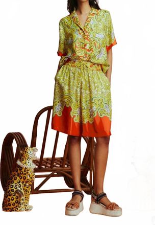 Alemais Sierra Silk Short In Multi