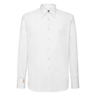 Billionaire Boys Club Overhemden, Heren, Wit, S, Katoen, Shirt Silver Cut LS