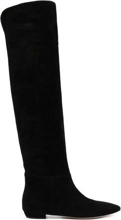 Gianvito Rossi Elise boots - women - Suede/Leather/Leather - 39.5 - Black