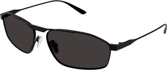 Balenciaga BB0416S 001 Mens Sunglasses Black Size 63