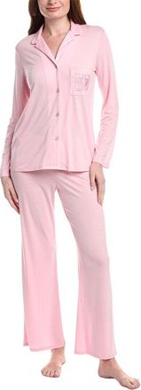 Natori Embroidered Shangri La Notch Pj Set
