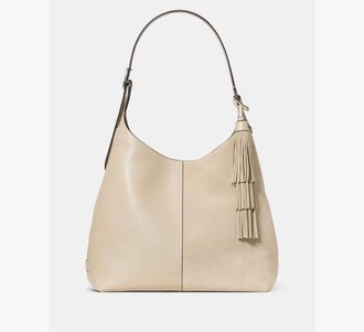 Kate Spade New York 454 Suede Fringe Large Shoulder Bag
