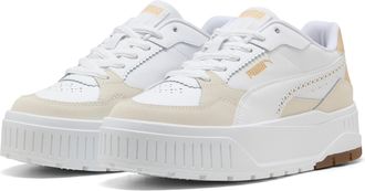 Puma Sneaker PUMA KARMEN II IDOL BOLD ELEGANCE, Damen, Gr. 40,5, puma wei&szlig;, puma wei&szlig;, alpine snow, Leder, Schuhe Sneaker