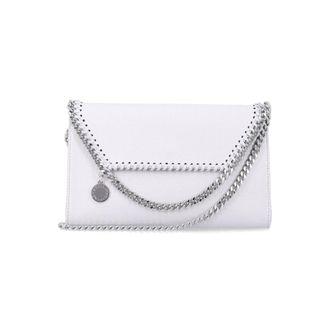 Stella McCartney Pearl Grey Falabella Crossbody Wallet