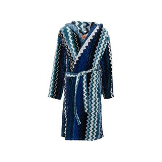 Missoni Home Dames, Nachtkleding & Lounge, Blauw, Maat: XS Katoen