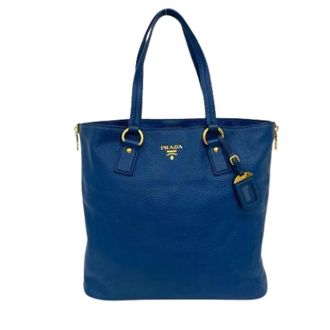 Prada Pre-owned Tote Bags, female, Blue, Size: ONE SIZE Pre-owned Leather prada-bags