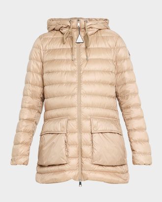 Moncler Jasmin Hooded Short Down Parka