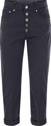 Dondup Koons Loose Fitting Jeans In Lyocell And Stretch Cotton