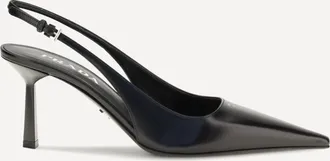 Prada Leather slingback Pumps Female 38.5