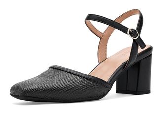 Naturalizer Wave High Womens Heels Black Straw Fabric : 7.5 W (C), Synthetic